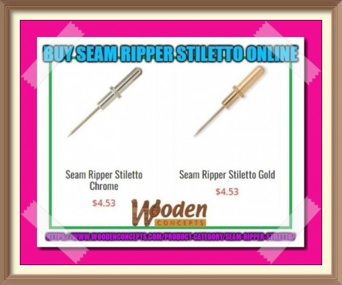 These are compatible with seam ripper handles and these are intended to be a spare and replacement to our seam rippers.
https://www.woodenconcepts.com/product-category/seam-ripper-stiletto/