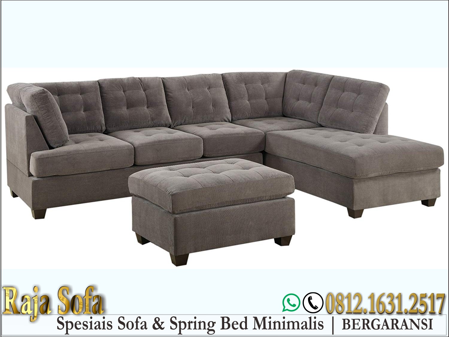  Sofa  Bentuk  L  Minimalis Cuci sofa  bed minimalis