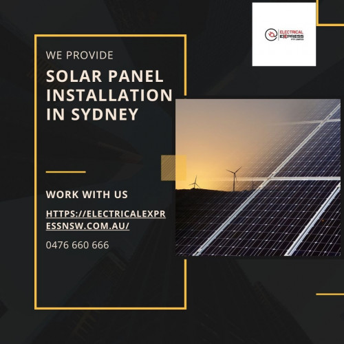 Are you looking for Solar Panel Installation in Sydney? We specialise in solar panel installations that cater to residential and commercial requirements. We have a team of expert technicians, who are trained in all aspects of installation, maintenance and repair.https://electricalexpressnsw.com.au/solar-panel-installation-sydney/