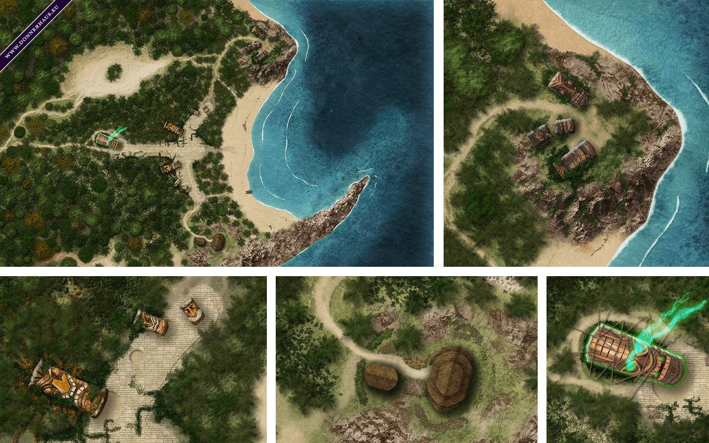 Der Strand der alten Götter Preview Collage