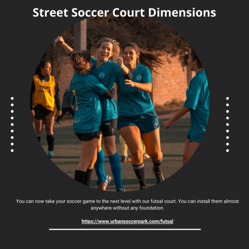 With Urban Soccer Park, communities in the United States can bring this rich culture to the country. We offer a safe, durable futsal court that can be installed almost anywhere - no pedestal required.

https://www.urbansoccerpark.com/futsal