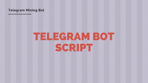 Telegram Mining Bot is a professional service for telegram bots. We personally develop for you from normal to unique bots of all kinds for telegram. Optionally, we can even develop a professional website for you according to your needs.