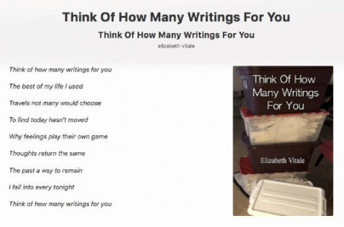 Think Of How Many Writings For You