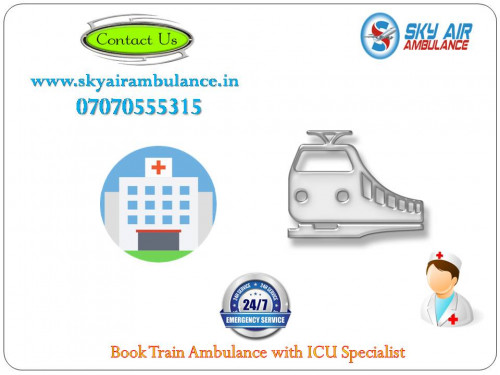 Sky Rail Ambulance is offering Hi-tech ICU Setup Rail Ambulance at affordable price. We bestow world-class medical equipment to the patient during transfer. Sky Train Ambulance Service in Patna is open for 24 hour
More@ http://bit.ly/2M58bMK