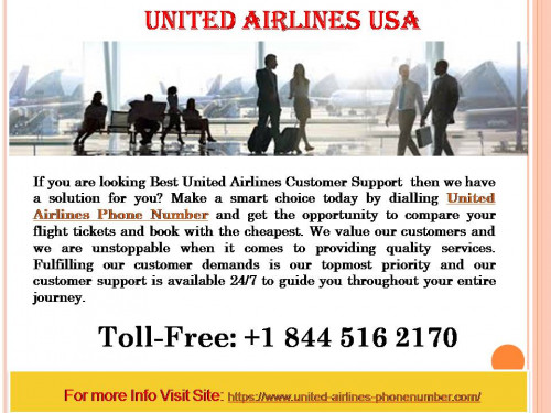 We United Airlines Phone Number have a team of technical travel experts that can help you to solve the flight-related inquiries to booking flight tickets. dead more: https://www.united-airlines-phonenumber.com/