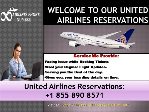 In case you have any issue or problem with our staff member or any complaints about our service you can directly call on United Airlines Reservations Number  1 855 890 8571 at that very time. Read more at https://united-airlinesreservations.net/