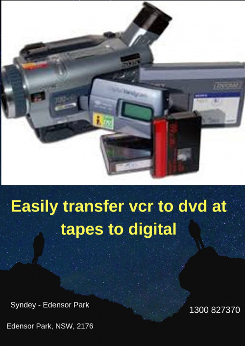 Transfer vcr to DVD on your Mac and preserve your home movies. Converting VHS tapes and Hi8 or V8 home videos to digital video is easy