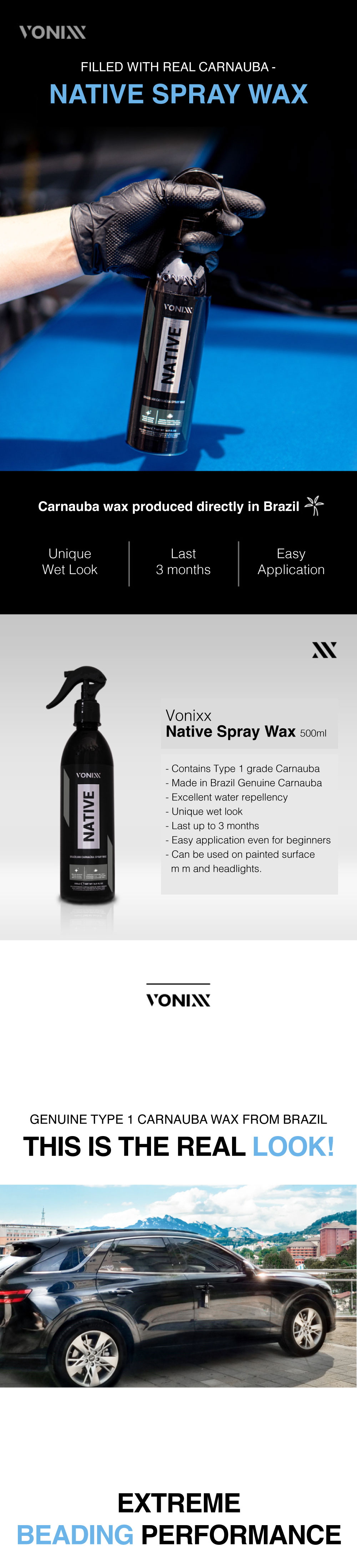 Vonixx Native Spray wax 500 ml