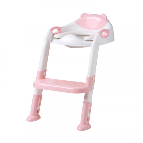 Wanner Tech Children's Toilet Ladder Pink