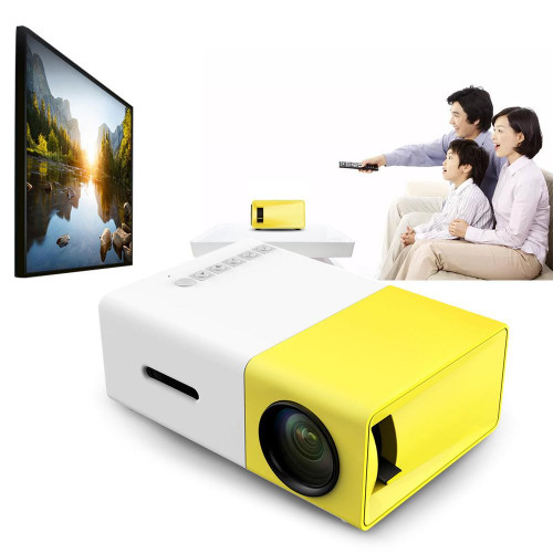 Wanner Tech Portable HD LED Projector Yellow 2