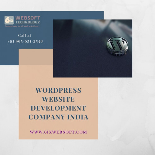 Expert WordPress Website Development Company India gives modules, which give extra usefulness through the WordPress Plugin Directory. Our software engineers use WordPress subjects, formats, modules to improve your WordPress site. Contact us, the best WordPress Development Company in India.

https://6ixwebsoft.com/wordpress-web-development-india/