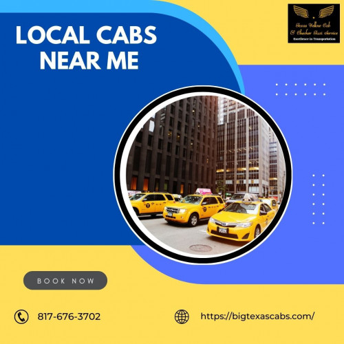 We are offering best local taxi services near my area to DFW Airport with low price. We provide clean, safe vehicles and professional drivers for each booking. Call Now 8176763702! For more information visit -https://bigtexascabs.com/taxi-services/