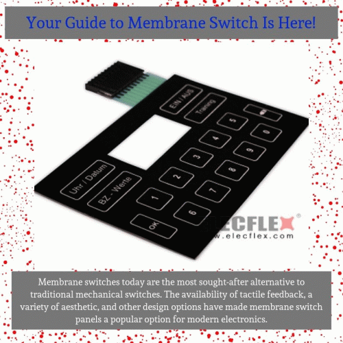 Membrane switches are the most sought-after alternative to traditional mechanical switches. The availability of a variety of aesthetic and other design options has made them the most popular option for modern electronics. More details please visit https://articlesforwebsite.com/your-guide-to-membrane-switch-is-here/