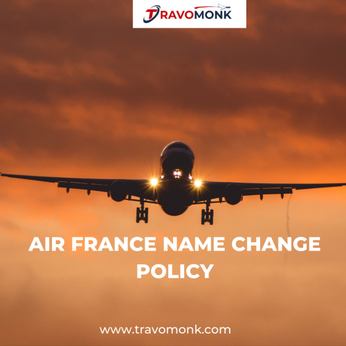 Air France change name on ticket If there is a typo in the first or last name, the passenger must check their flight reservation on the airline's website to make the necessary changes. Passengers can request an Air France name change by going to the airline's managed booking page. A change fee and a fare difference can apply. To get their identities corrected, passengers can also call the airline and the representative. 
Read More - https://www.travomonk.com/name-change/air-france-name-change/
