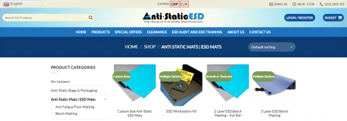 Purchase your 2 or 3 Layer anti static mat in custom sizes. Our ESD Mat is available in full rolls. ESD Bench Mat available in Smooth or Textured finish.

Read more:- https://www.antistaticesd.co.uk/product-category/anti-static-esd-mats/

When it comes to finding top quality ESD products, look no further than our team at Anti-Static ESD. As purveyors of the finest quality ESD stock in Europe, we take our role as one of the leading suppliers of quality static control products incredibly seriously. It is this dedication and professionalism that makes us one of the best choices around for all of your anti static products needs.
 
#antistaticmat #esdmat #antistaticbag #ESDClothing #esdflooring #antistaticfloortiles #esdfloortiles #esdchair #esdworkbench #esdbench #staticshieldingbags