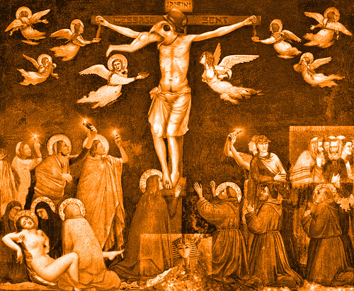 crucifixion hieronymus bosch GIF gleitzeit 2012 15 homage to PAUL JAISINI Bosch Art Gif Neon