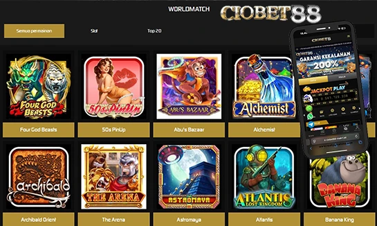 Slot Online QRIS Worldmatch di Situs CIOBET88