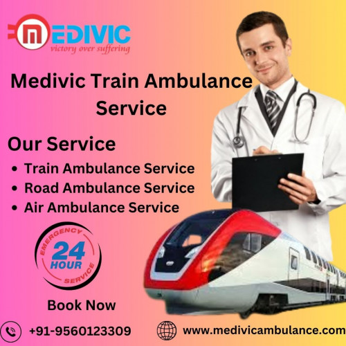 Medivic Train Ambulance in Raipur is a good facility for injured patients