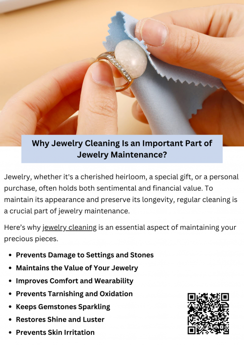 Jewelry cleaning is essential for maintaining the beauty and longevity of your pieces. Over time, dirt, oils, and residue can dull their shine and weaken settings, increasing the risk of damage or stone loss. Regular cleaning restores sparkle removes buildup, and ensures your jewelry stays in excellent condition. Proper maintenance also helps you detect potential issues early, preserving both the sentimental and monetary value of your treasured items. To know more visit here https://www.futerbrosjewelers.com/services/watch-battery-replacement