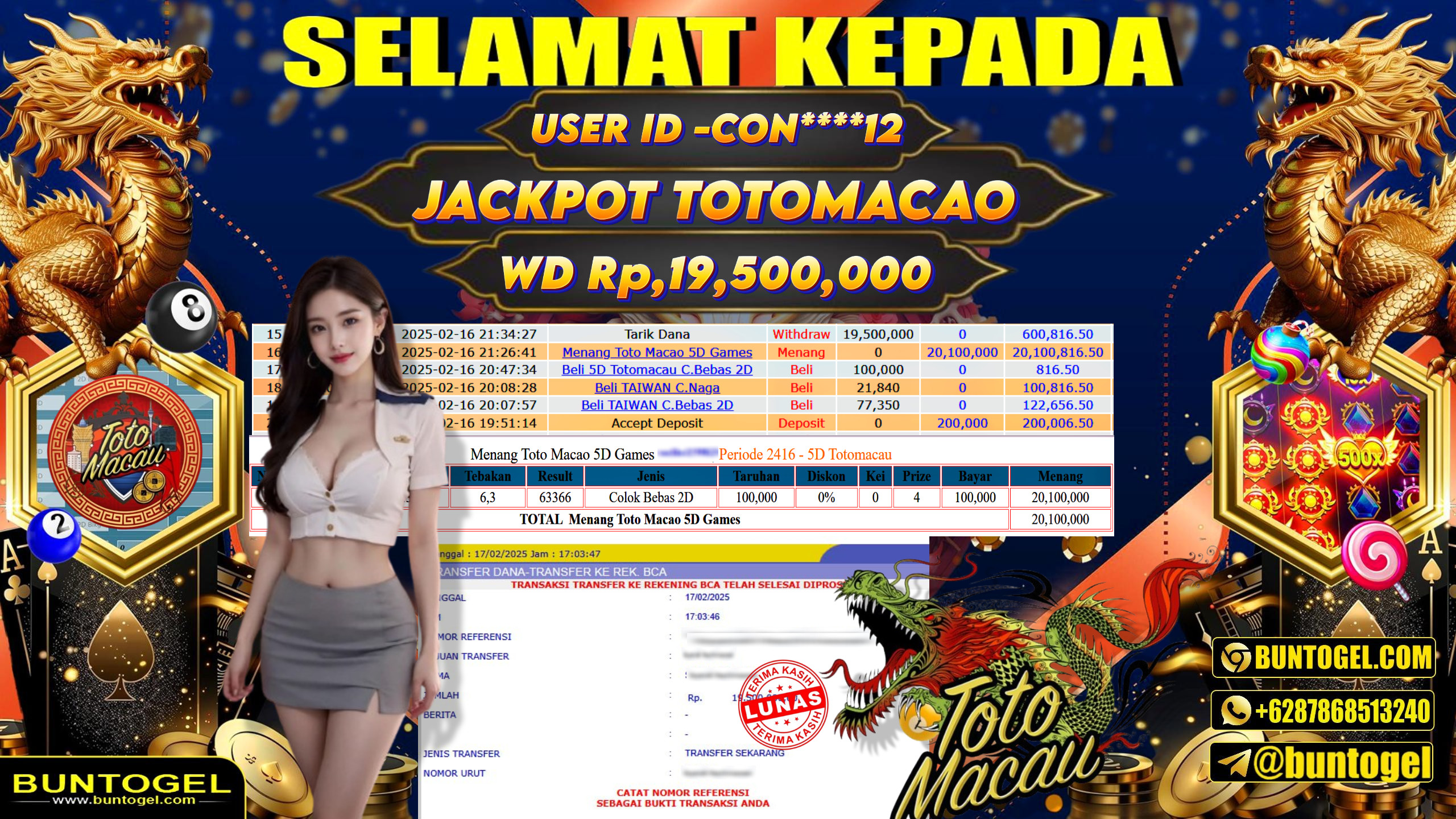 BUKTI BAYAR BUNTOGEL