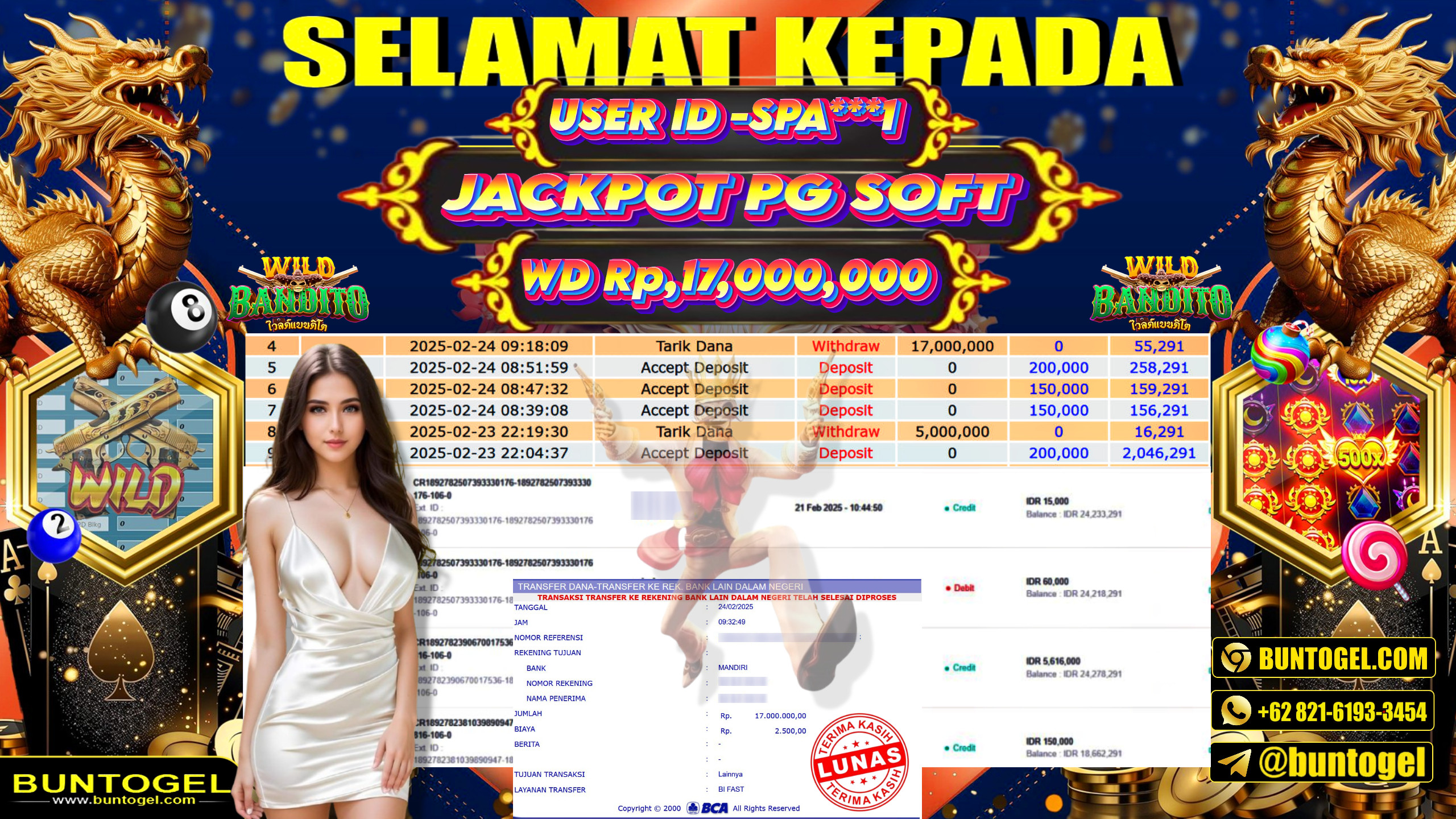 BUKTI BAYAR BUNTOGEL