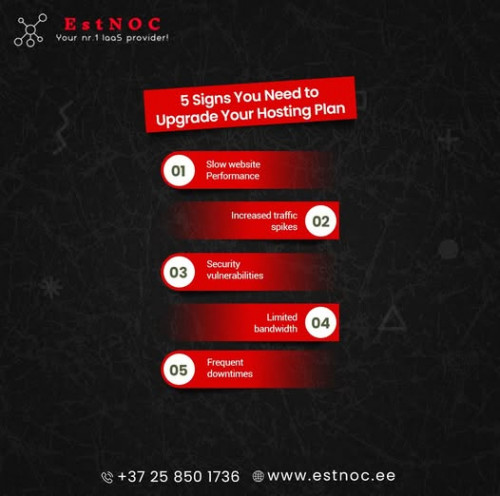 Upgrading your hosting plan means better performance, increased security, and a more reliable experience for your users. Ready to boost your site’s capabilities? 💻💡

Visit now :- https://www.estnoc.ee/