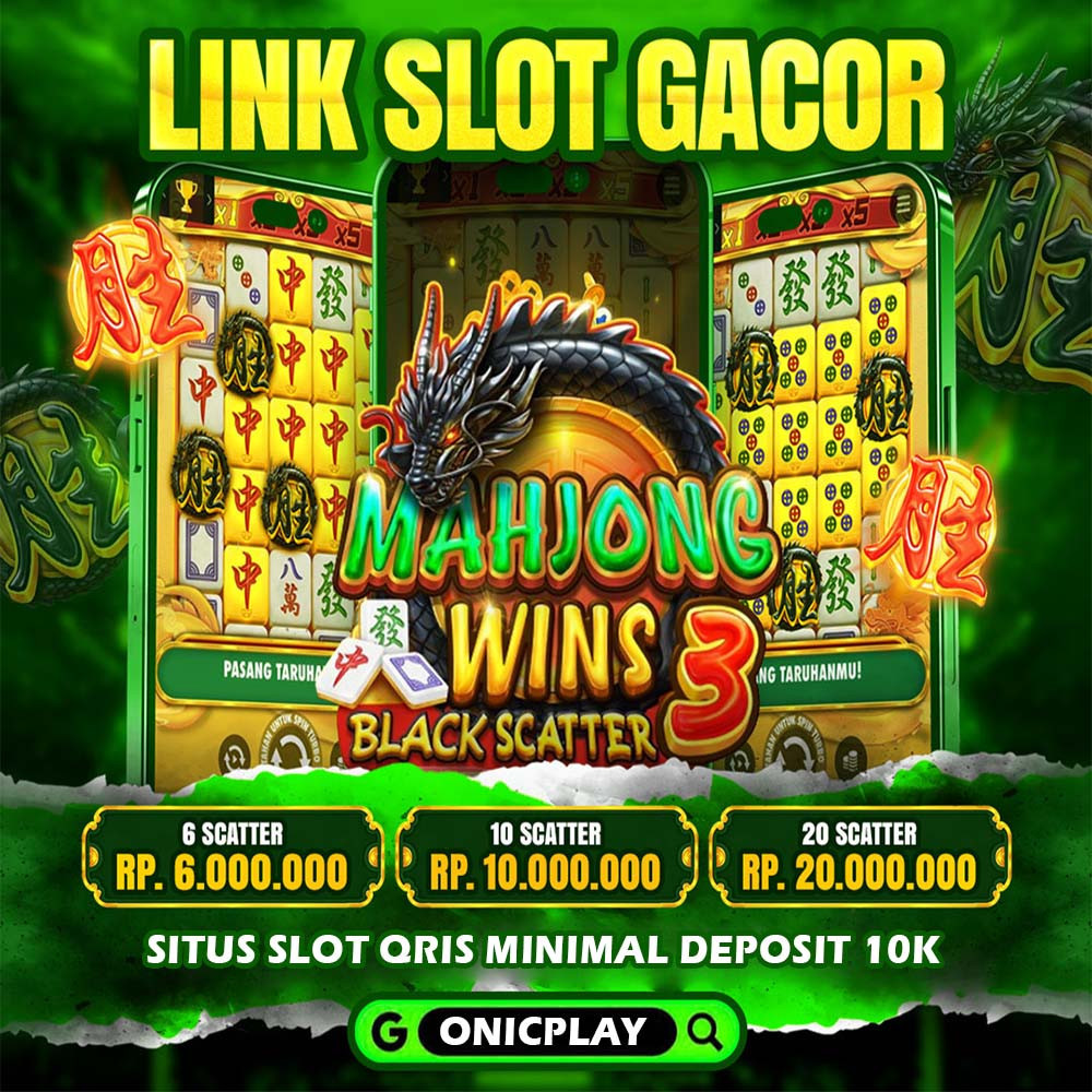 SLOT QRIS: MINIMAL DEPOSIT 10K JAMINAN GARANSI KEKALAHAN 100 SALDO KEMBALI