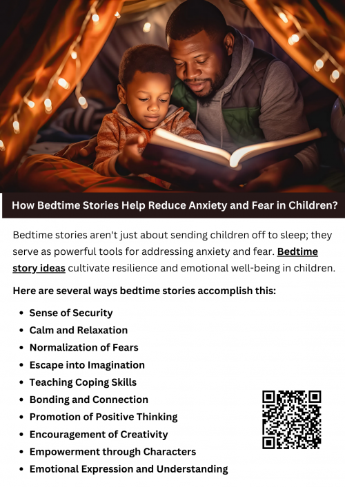 Bedtime stories can provide comfort and security, helping children manage anxiety and fear. Familiar and soothing tales create a calming routine, easing worries before sleep. Engaging bedtime story ideas with gentle themes and positive messages encourage relaxation and emotional reassurance. By immersing kids in imaginative storytelling, parents can help them feel safe, fostering better sleep and reduced nighttime fears. To know more visit here https://inflationeducation.net/better-bedtime-stories/
