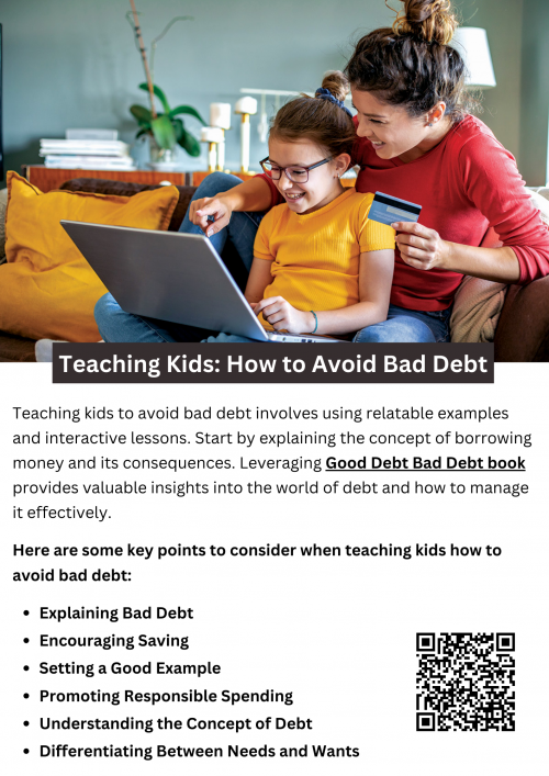 Teaching kids about money using a good debt bad debt book helps them understand the risks of borrowing. Bad debt comes from unnecessary purchases, while good debt can help build future opportunities. Teaching children to budget, save, and spend wisely helps them avoid financial mistakes and develop smart habits that will benefit them throughout their lives. To know more visit here https://inflationeducation.net/product/good-debt-bad-debt-and-the-big-green-blob/