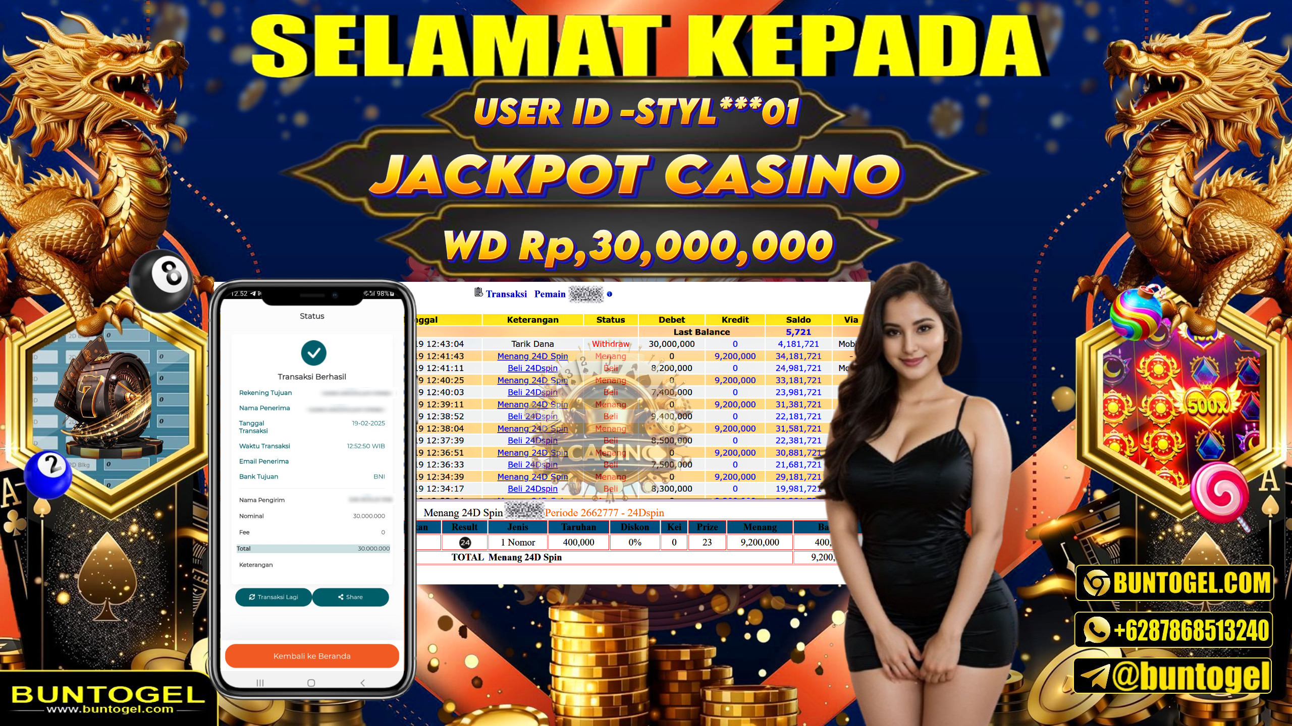 BUKTI BAYAR BUNTOGEL
