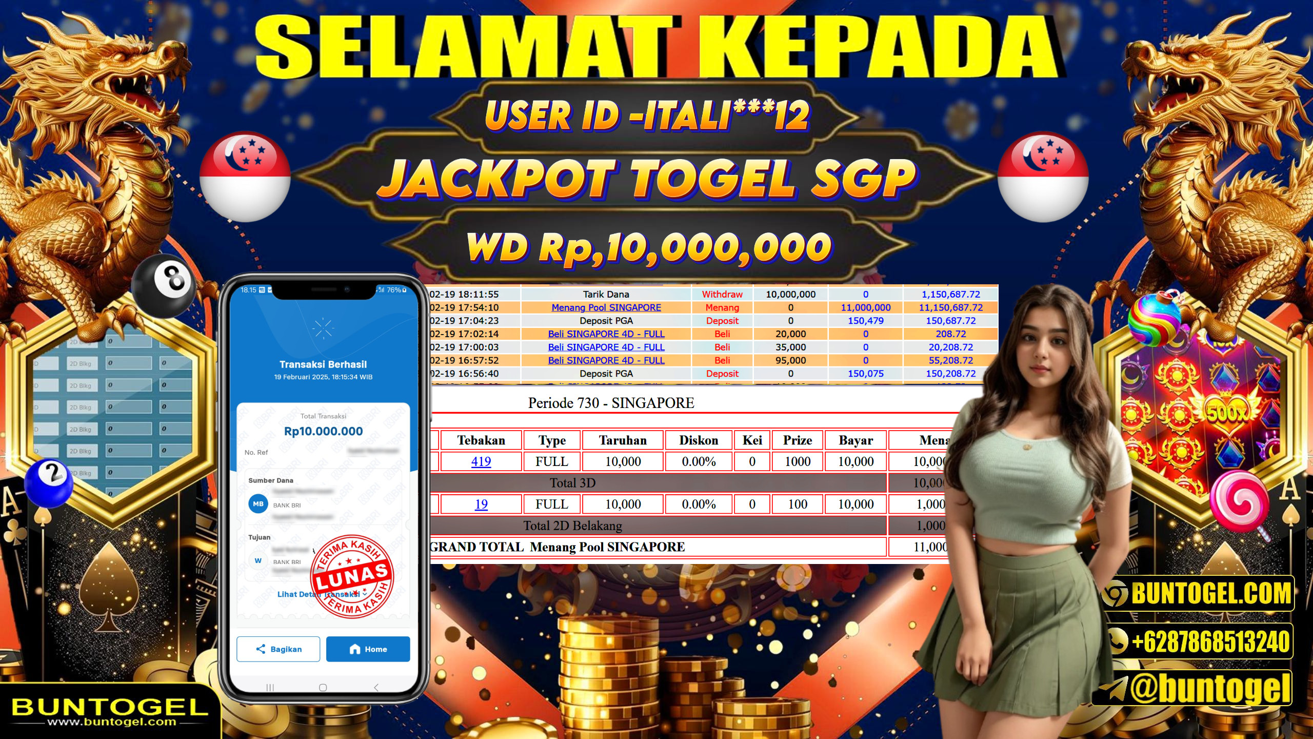 BUKTI BAYAR BUNTOGEL