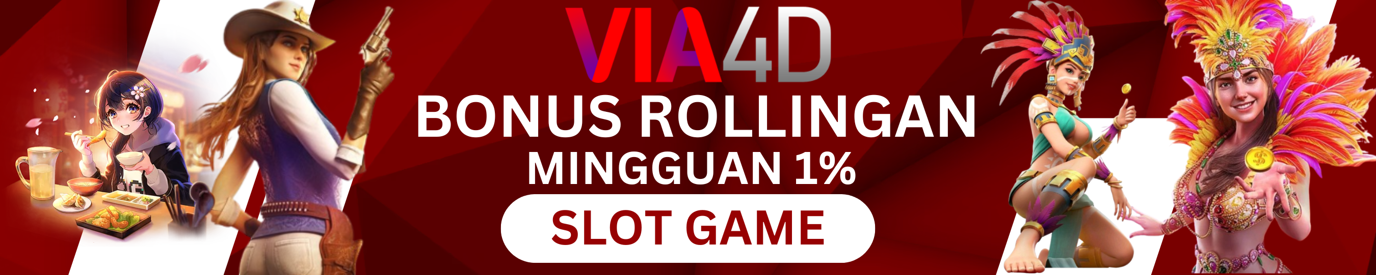 BONUS ROLLINGAN UP TO 1% (SLOT GAMES)