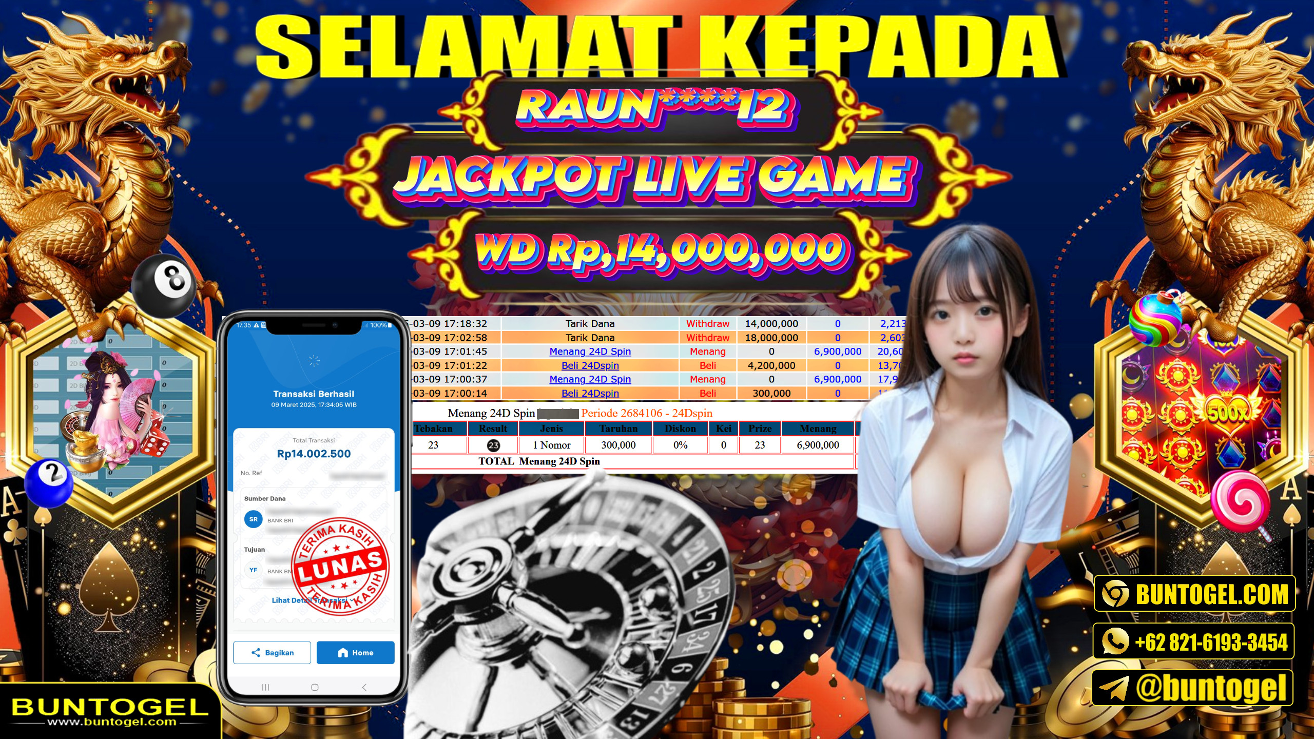 BUKTI BAYAR BUNTOGEL