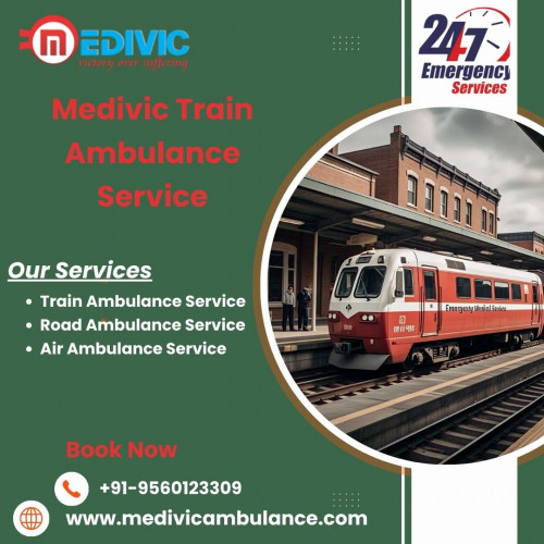 Medivic Train Ambulance for medical transportation in Lucknow is quite economical for patien