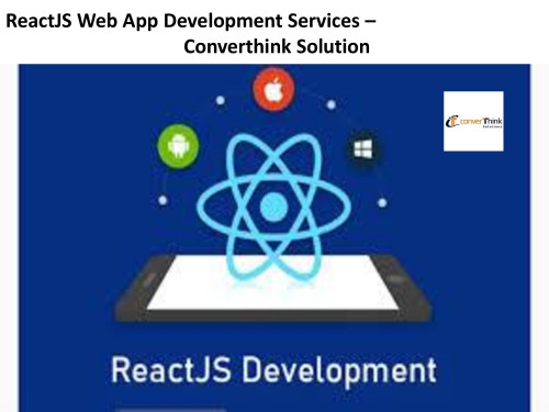 Build fast, scalable, and dynamic web applications with Converthink Solution. Our expert ReactJS developers deliver high-performance, user-friendly solutions tailored to your business needs.Visit:https://www.converthink.com/service/mobile-app-development