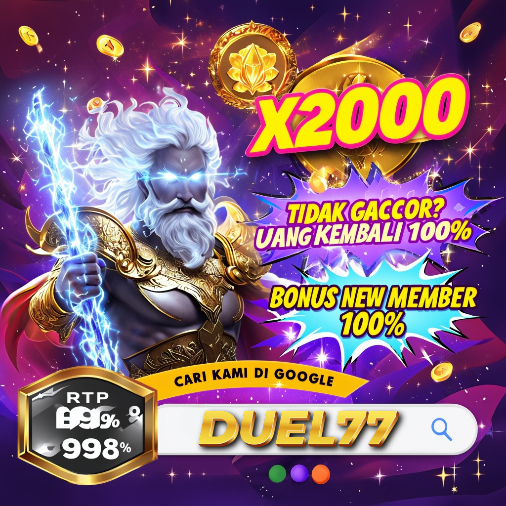 DUEL77 Daftar Situs Slot Maxwin Online Gampang Kasih Jackpot Besar Sampai Perkalian 1000