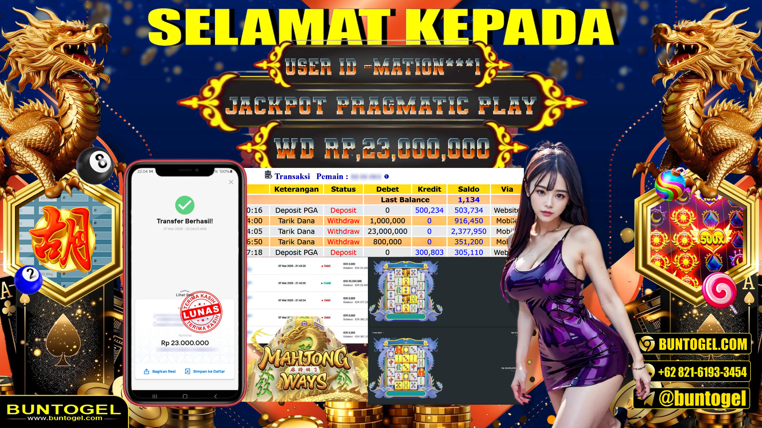 BUKTI BAYAR BUNTOGEL