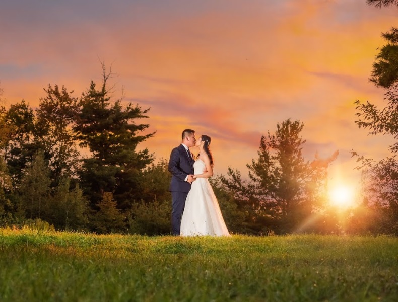 Golden Hour Pictures and Sunset Wedding Photography Vermont