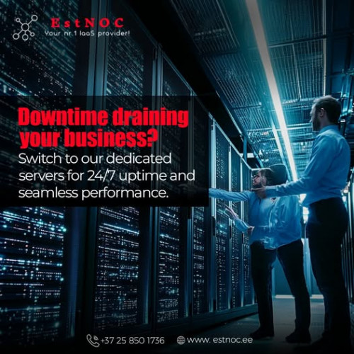 Don't let downtime slow you down! Switch to ESTNOC today and experience the future of hosting.
📞 Contact us today at +37 25 850 1736
🌐 Visit www.estnoc.ee to learn more!