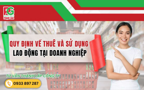 Quy định về thuê và sử dụng lao động tại doanh nghiệp bao gồm các yêu cầu về hợp đồng lao động, quyền và nghĩa vụ của người sử dụng lao động và người lao động, cũng như các chế độ bảo hiểm và phúc lợi. Doanh nghiệp phải ký kết hợp đồng lao động bằng văn bản với nhân viên, đảm bảo các điều khoản về lương, thời gian làm việc, nghỉ ngơi, bảo hiểm xã hội và các quyền lợi khác theo quy định của pháp luật. 
Ngoài ra, doanh nghiệp không được phân biệt đối xử, phải đảm bảo an toàn lao động và tuân thủ quy định về chấm dứt hợp đồng. Việc vi phạm các quy định này có thể dẫn đến xử phạt hành chính hoặc tranh chấp lao động, ảnh hưởng đến uy tín và hoạt động của doanh nghiệp.
#ketoanphamgia
https://ketoanphamgia.com/quy-dinh-ve-thue-va-su-dung-lao-dong-tai-doanh-nghiep/