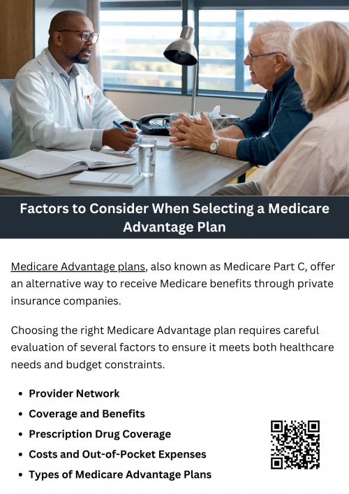 Choosing a Medicare Advantage plan requires considering factors such as plan type, provider networks, coverage options, costs, and prescription drug benefits. Evaluating these aspects ensures that the selected plan meets individual healthcare needs while remaining financially manageable. By carefully comparing plans, enrollees can find the best coverage for their lifestyle and medical situation. To know more visit here https://www.capitalbluemedicare.com/