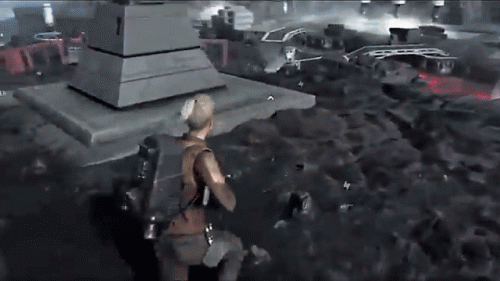 Star Wars Battlefront (EA) Fem Rebel Trooper Gets hit 1