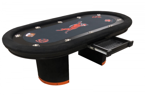 K and j poker tables offer you a wide range of custom designed poker tables. We guarantee that we would craft out the best for you, you can add as much specifications as you want and we would provide you the desired.

Visit here:- https://kandjpokertables.com/