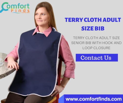 ✅TERRY CLOTH ADULT SIZE SENIOR BIB WITH HOOK AND LOOP CLOSURE 
✅LIGHTWEIGHT, FULL COVERAGE AND COMFORTABLE 
✅EASY ON EASY OFF FEATURE

?SHOP NOW - http://bit.ly/2XSOh8y ?