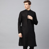 black-dobby-kurta-104fdaca0fb27fd5f