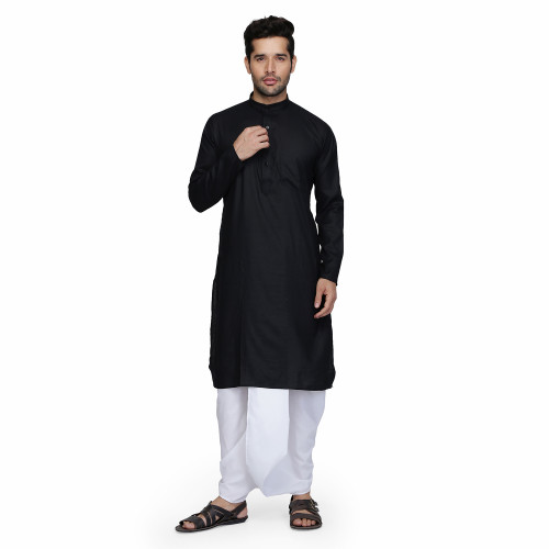 blk dobby white dhoti 6