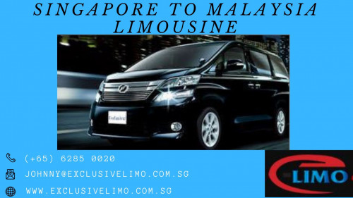 Looking for a ride from Singapore to Malaysia? Exclusive Limo is providing Singapore to Malaysia Limousine service with Chauffeured. Offering first class chauffeur service with premier comfort. Get a private and safe limousine service.
#singaporetomalaysialimousine
#limousineservice
http://www.exclusivelimo.com.sg/chauffeur-limousine-services-singapore/