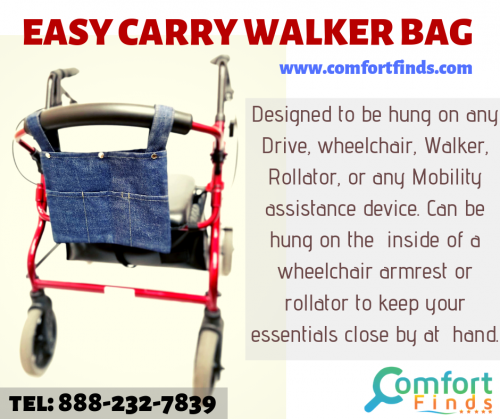 DESIGNED TO BE HUNG ON ANY DRIVE OR WHEELCHAIR OR ANY -MOBILITY ASSISTANCE DEVICE.
SHOP NOW - http://bit.ly/2M3lwDE 

#easycarrywalkerbag #wheelchair #walkerbag #mobilityaids #comfortfinds