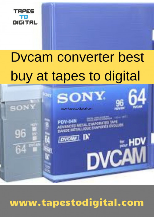 Dvcam converter is the best coverter in tapes to digital.It is a larger format, recorded on professional equipment, and outstanding digital quality. we also offer many other services and good customer service.