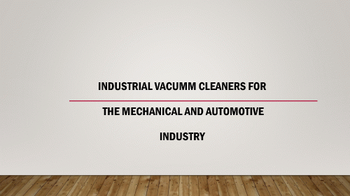 final Industrial Vacumm Cleaners for